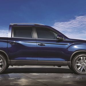 Der Musso wird nur mit Doppelkabine angeboten.