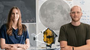 Kira Seliner and Daniel Schmid were among the first Space Master’s students at ETH Zurich. (Source: Nicole Davidson / ETH Zurich)