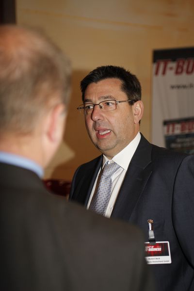 Robert Beck von Ingram Micro im Gespräch. (Archiv: Vogel Business Media)
