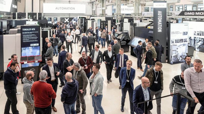 DMG Mori’s Pfronten open house is one of the largest private exhibitions in the machine tool industry, with many thousands of visitors expected to attend.(Source:  DMG Mori)