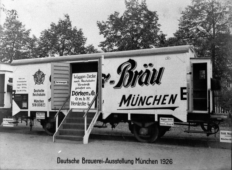Beteiligung an der deutschen Brauerei-Ausstellung in München 1928. (Copyright 2002)
