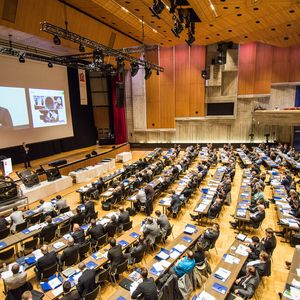 Mehr als 300 Fachleute kamen zur zweiten Fachtagung Carbon Composites ins Kongresszentrum nach Augsburg.