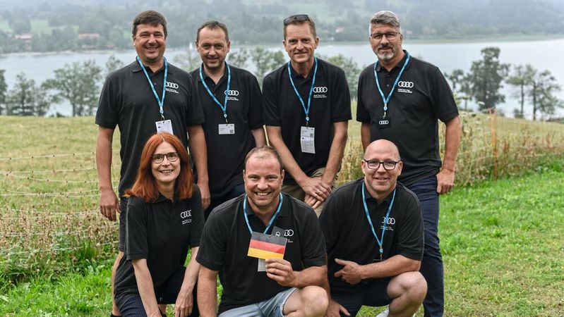 Das deutsche „Connected Team“ des Autohauses Georg Maulhardt in Bleicherode (Thüringen) platzierte sich in Audis Aftersales-Weltmeisterschaft auf Platz neun.