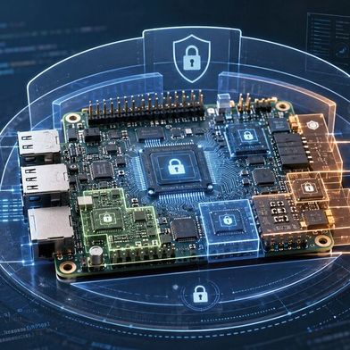 Bewährte Security Design Principles zeigen, wie sich Embedded-Systeme von Beginn an resilienter, modularer und wirksam gegen Cyberangriffe absichern lassen. (Bild: Dall-E / KI-generiert)