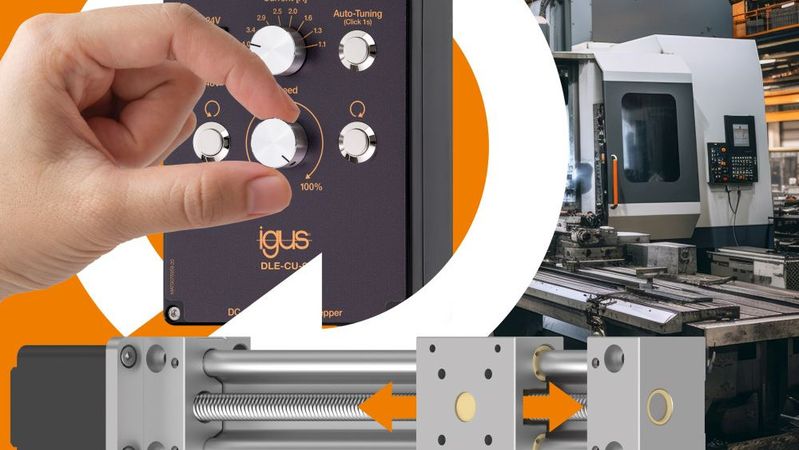 Mit der neuen Drylin Handsteuerung lassen sich elektrische drylin Linearachsen innerhalb von zwei Minuten in Betrieb nehmen.(Bild:  Igus)