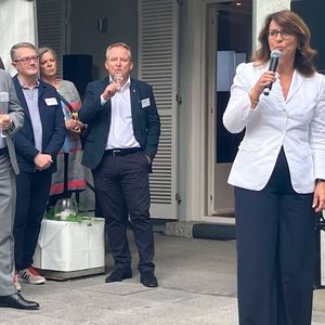 Gastgeberin und VDIK-Präsidentin Imelda Labbé begrüßte in ihrer Funktion zum ersten Mal die Gäste des Herstellerverbands.(Bild:  Doris S. Pfaff)