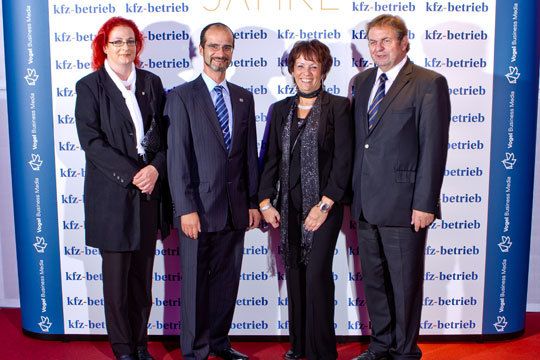 Elke Pullwitt (Innung Oberlausitz), Uwe Henkel (Innung Oberlausitz), Carmen Rehwald (Innung Region Dresden), Peter Gaida (Innung Region Dresden) (Archiv: Vogel Business Media)
