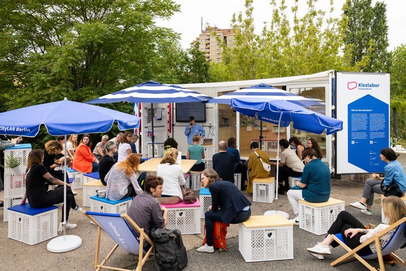 Das Kiezlabor mit Außenbereich (© Florian Reimann)