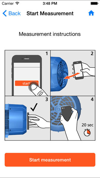 Die Sonolyzer App von KSB kann hören, ob Energie eingespart werden kann. (KSB)