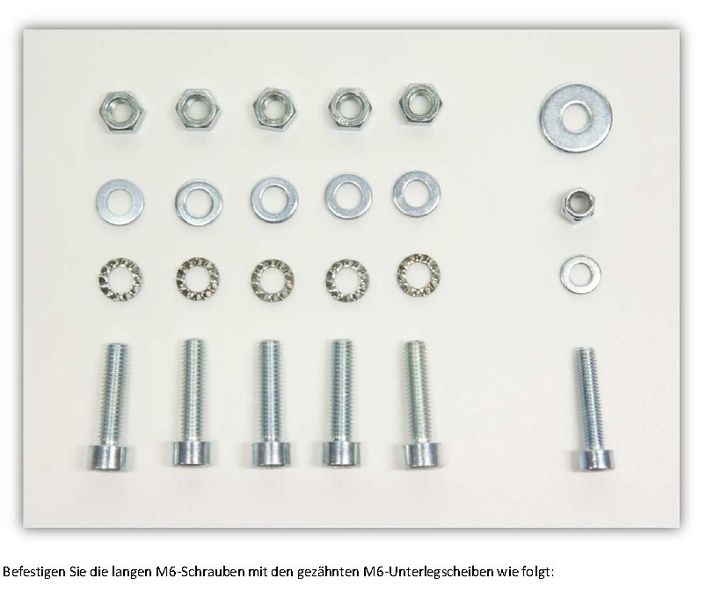 Der 3D-Drucker Velleman K8200 im Aufbau: es hilft, alles geordnet vor sich zu haben (Bild: Velleman nv)