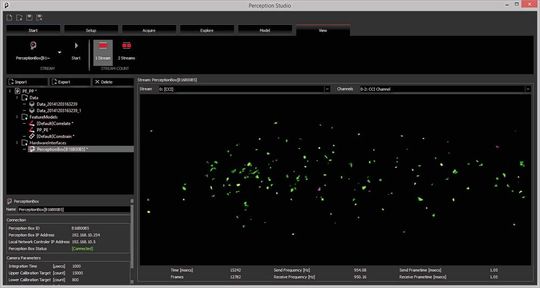 Mit der intuitiven Bedienoberfläche Perception Studio von Perception Park können Anwender selbstständig Applikationen entwickeln und konfigurieren, ohne Spezialkenntnisse in Chemometrie, Spektroskopie oder hyperspektraler Datenverarbeitung haben zu müssen.(Bild:  Perception Park)