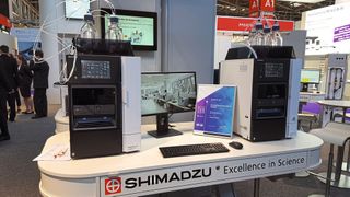 Foto vom Shimadzu-Stand auf der Analytica 2018 (Bild: Shimadzu)