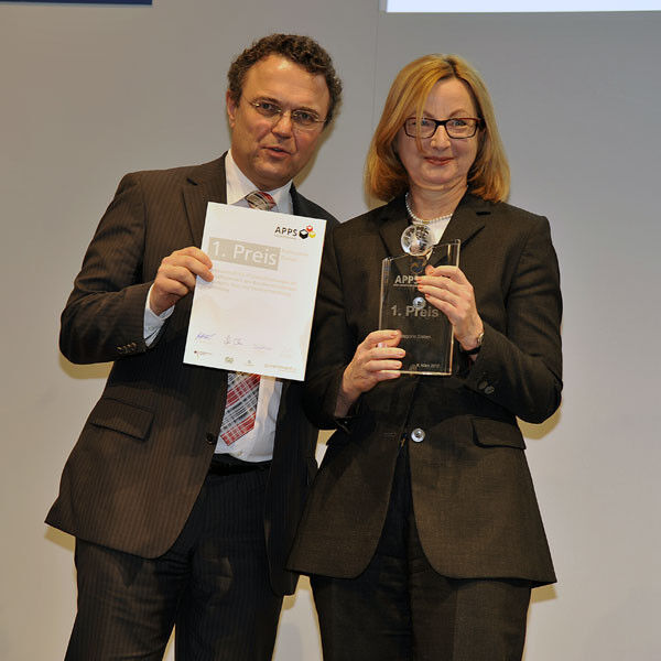 In der Kategorie Daten ging der erste Preis für die Anwendung PegelOnline ebenfalls nach Bremen  (Foto: Apps für Deutschland)