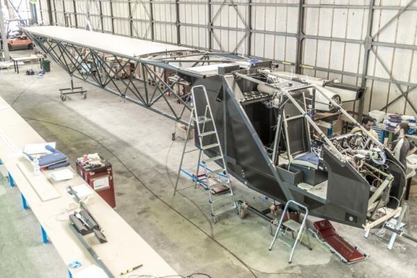Leichtbau: Rumpf und Cockpit der SI2. (Solar Impulse)