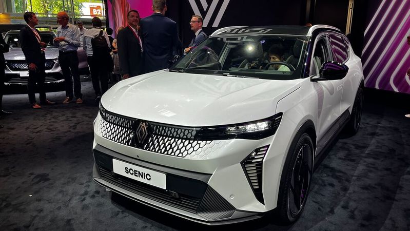 Der Renault Scenic war erstmals auf der IAA 2023 in München zu sehen.(Bild:  Simon – VCG)