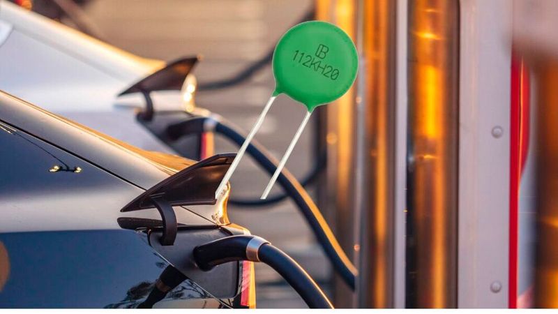 Yageo’s KH‑AT series automotive‑grade MOVs deliver robust surge absorption and stable electrical performance for demanding vehicle environments, protecting ECUs and power rails from transients.(Source:  Yageo)