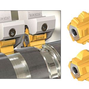 Pentacut 27 – die sternförmigen Wendeschneidplatten ermöglichen schnelle kundenspezifische Lösungen fürs Profilstechen komplexer Konturen.(Bild:  Iscar)