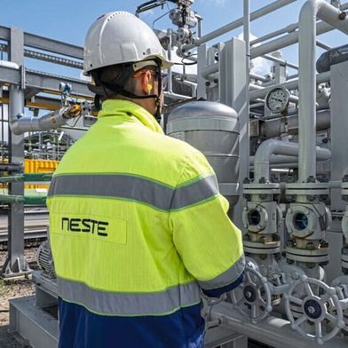 Todavía existen los proyectos de hidrógeno; aquí vemos un electrolizador de alta temperatura desarrollado por Sunfire. (Imagen:Neste)