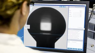 Analyse eines Constrained Sessile Drop in der Advance Software (Bild: Krüss)