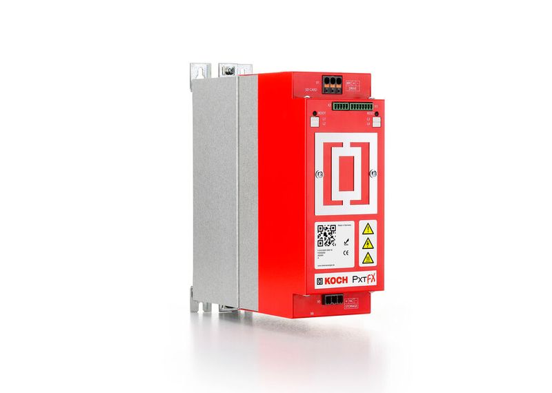 Pxt FX heißt das neue aktive Energiemanagementgerät für elektrische Antriebe der Michael Koch GmbH (im Bild: das Gerät Pxt FX mit 2 kWs Speichervolumen).  (Bild: Michael Koch)