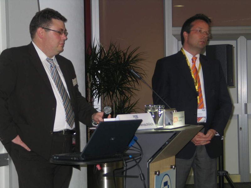 Sie hatten den Aufwand für die Datenerfassung in ihrem Projekt unterschätzt, räumten Frank Scherenschlich (links) und Thomas Hesse ein. (Archiv: Vogel Business Media)