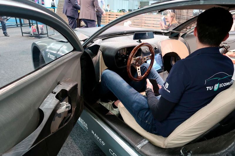 ... Beeindruckend auch das Projekt ZEM von Stichting Automotive aus Eindhoven. ZEM steht für Zero Emission Mobility und ist ein zu 80 Prozent in 3D gedrucktes Elektroauto, das mehr CO2 aufnehmen kann, als es beim Fahren ausstößt... (Bild: D. Quitter - VCG)