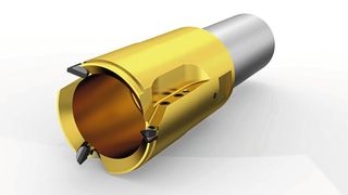 Der Kronenbohrer von Gühring perfektioniert die Bearbeitung von Faserverbundwerkstoffen. (Gühring)