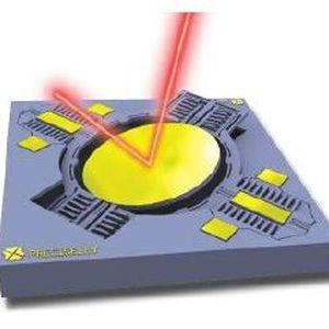 Tiefe Einblicke ins Gewebe: Drei Partner haben eine verbesserte Möglichkeit entwickelt, um dreidimensionale Einblicke in das menschliche Gewebe zu erhalten. Das Bild zeigt den elektrostatischen Mikrospiegel der Firma Precisely Microtechnology.