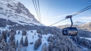 Die Gondeln des Eiger Express weisen eine Geschwindigkeit von fast 30 km/h auf. (Jungfraubahnen)