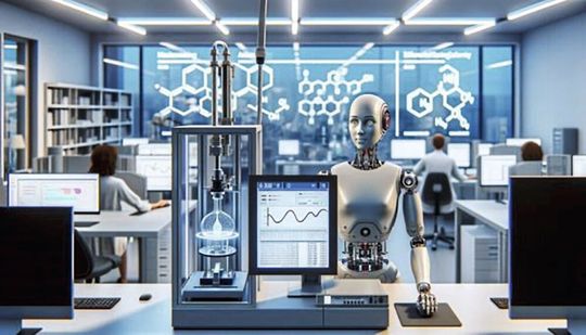 Illustration: Die künstliche Intelligenz hält Einzug in das Prüflabor (Symbolbild).                              (Bild:  LabV Intelligent Solutions GmbH)