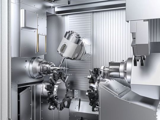 Auf der AMB 2026 präsentiert Index sein neues Dreh-Fräszentrum «Index G160», das die G-Baureihe nach unten abrundet.(Bild:  Index-Werke GmbH & Co. KG Hahn & Tessky)