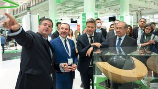 Auch nach der Pandemie ist die Hannover Messe nicht nur ein Magnet für die Industrie, sie zieht auch weiterhin Spitzenpolitiker an. (Bild: Deutsche Messe AG.)