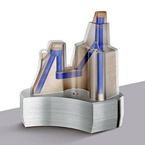 Mould cores exhibit significantly increased cooling for faster component ejection if copper with conformal cooling channels is incorporated into a 3D-printed design.(Source:  DMG Mori)