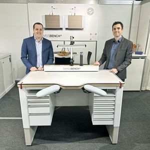 Le nouvel établi modulable SWISSBENCH d'Allemand Frères.(Source :  Margaux Pontieu)