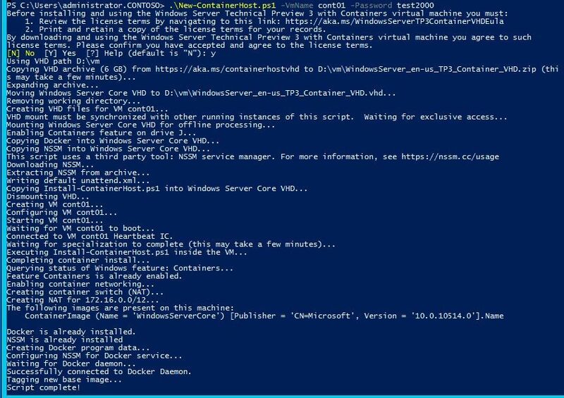 Microsoft stellt bereits jetzt zahlreiche CMDlets und Skripte für die PowerShell zur Verfügung, um Windows Server Container zu verwalten. Administratoren sollten sich daher bereits jetzt mit den Möglichkeiten auseinandersetzen. (Thomas Joos)