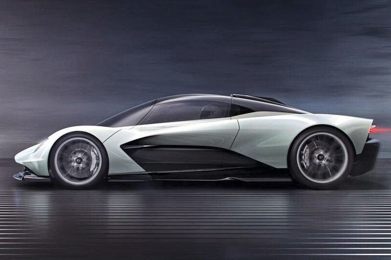 In beiden Fällen zeichnen sich die Extremsportler durch ein Carbon-Chassis mit radikalem Aerodynamik-Konzept aus.  (Aston Martin)