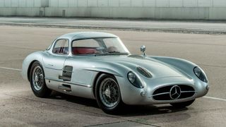 Das teuerste Auto aller Zeiten und damit auf Platz 1: Das 300SLR Uhlenhaut Coupé von 1955 hat Mercedes-Benz 2022 unfassbare 143 Millionen Dollar eingebracht.  (Bild: Hagerty)
