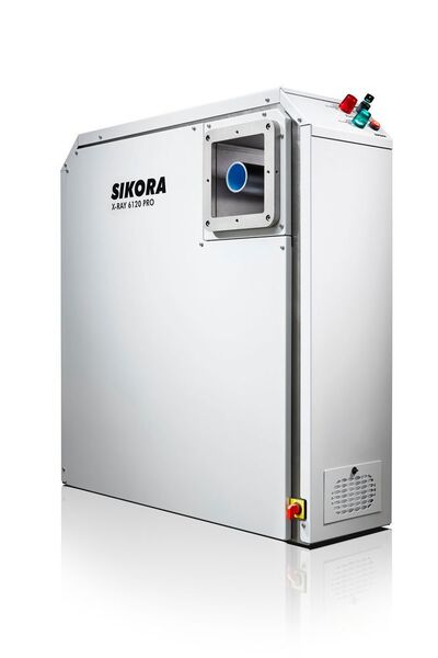 Das die Röntgentechnik nutzende Sikora-System X-Ray 6000 ist in der Lage auch mehrschichtige Rohre in puncto Außen- und Innendurchmesser sowie Ovalität und Exzentrizität zu untersuchen. Auch für extudierte Kunststoff-Schläuche sei es ohne Weiteres einsetzbar. (Sikora)