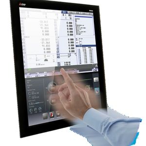 Über das M800W-19“-Touchdisplay ist eine intuitive Maschinenbedienung möglich. Zudem lassen sich benutzerdefinierte Anwendungen integrieren.