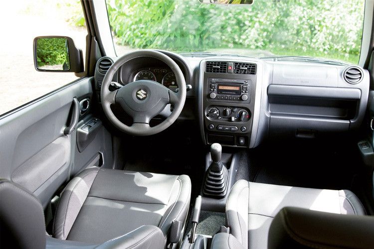 Alles, was der Offraoder braucht - aber auch nicht mehr: Das Interieur ist einfach und verzichtet auf jeglichen Schnickschnack. (Foto: Suzuki)
