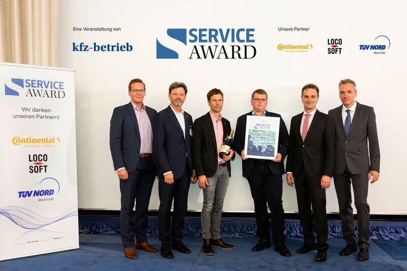 Das Autohaus Weitkamp erreichte ebenfalls eine Top-Ten-Platzierung beim Service Award 2018. (Stefan Bausewein)