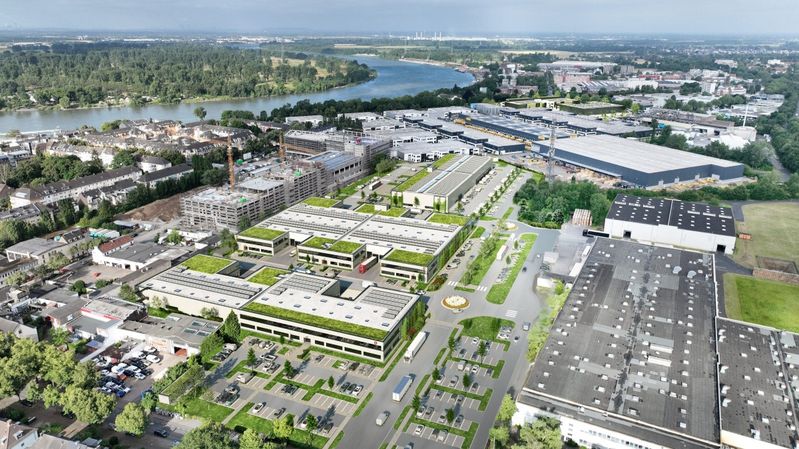 Der Segro Park Düsseldorf Süd ist einer der größten innerstädtischen Gewerbeparks von Segro in Deutschland. (Bild:  Segro)