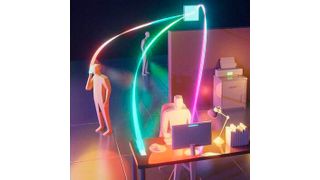 A study that could help revolutionize wireless communication introduces a novel method to curve terahertz signals around an obstacle. (Source: Mittleman Group)