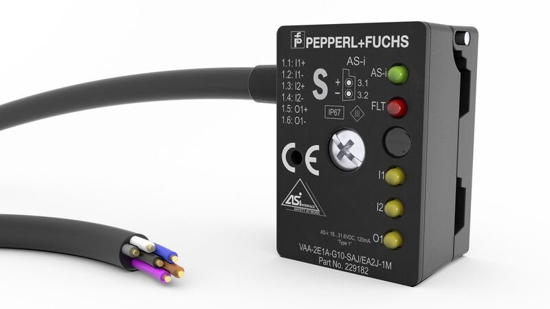 Das AS-Interface G10 Ultra-Kompaktmodul von Pepperl+Fuchs in PLe / SIL3 deckt die Anwendungen mit integrierter und externer Anzeigefunktion perfekt in Schutzart IP 67 ab. (Pepperl+Fuchs)
