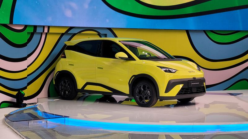 Platz 5: Zum Marktstart bot BYD den Dolphin Surf kurzzeitig für knapp 20.000 Euro an. Mittlerweile kostet die Einstiegsvariante 22.990 Euro. (Bild: Wehner - VCG)