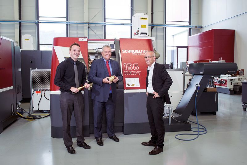 Rolf Muster, CEO and Co-owner of Schaubline Machines SA: 
