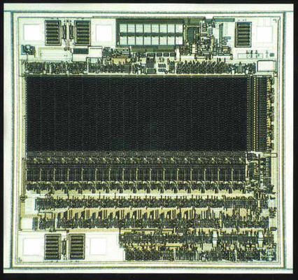 CMOS NVM (Non-volatile memory), 1986: Der erste nichtflüchtige, elektrisch löschbare Speicher war das letzte Fairchild-Produkt vor der Übernahme durch National Semiconductors. (Fairchild Semiconductor)