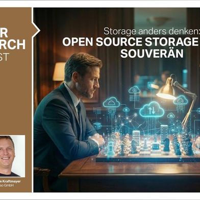 Storage anders denken: Open Source Storage macht souverän, ein Interview von Oliver Schonschek, Insider Research, mit Joachim Kraftmayer von Clyso. (Bild: Vogel IT-Medien / Clyso / Schonschek)
