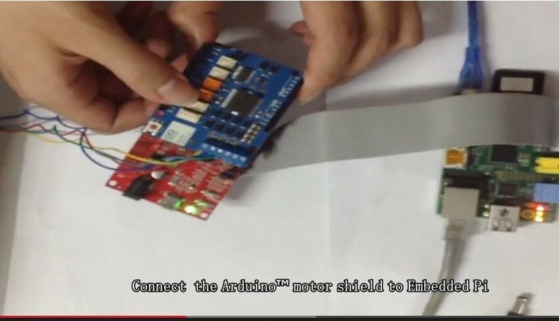 Embedded Pi in Aktion (Bild: Farnell)