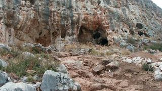 Der Fundort, die Misliya-Höhle in Israel, ist eine von etlichen prähistorischen Höhlen, die am Mount Carmel gelegen sind. (Tel Aviv University)